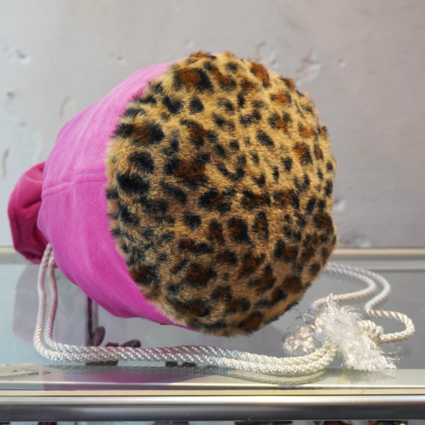 SKOLOCT MONEY BAG - PINK (LEOPARD)
