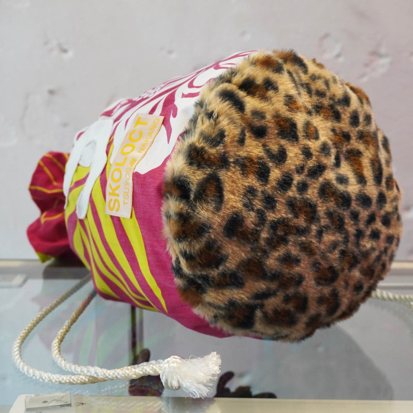 SKOLOCT MONEY BAG - HIBISCUS (LEOPARD)
