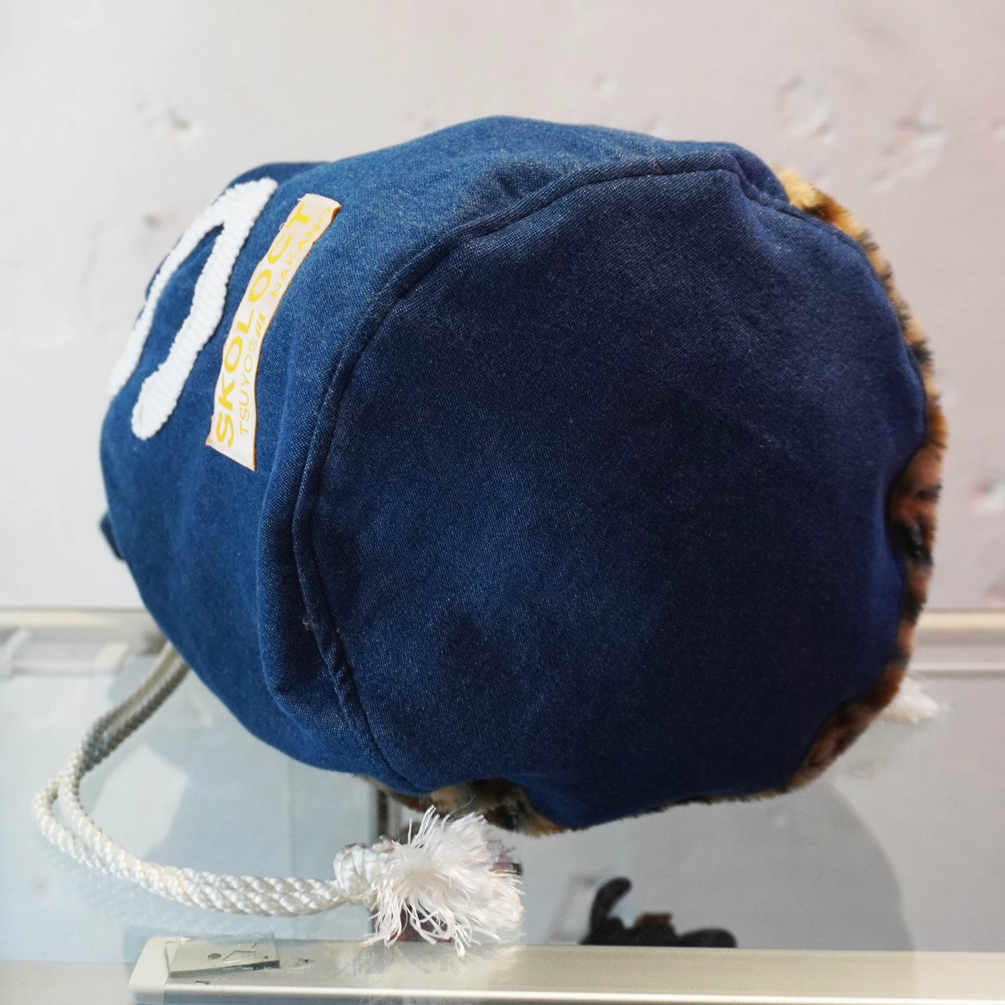 SKOLOCT MONEY BAG - NAVY (LEOPARD)