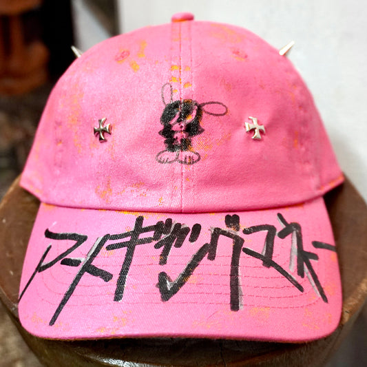 SKOLOCT KATAKANA PAINTED CAP (PINK)