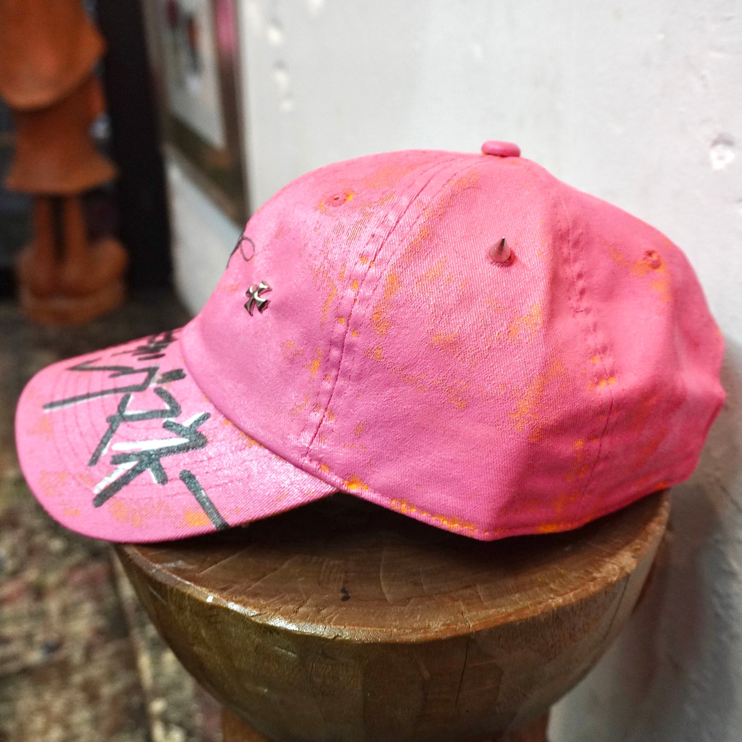 SKOLOCT KATAKANA PAINTED CAP (PINK)