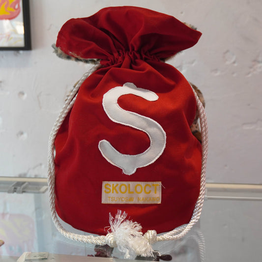 SKOLOCT MONEY BAG - RED (LEOPARD)