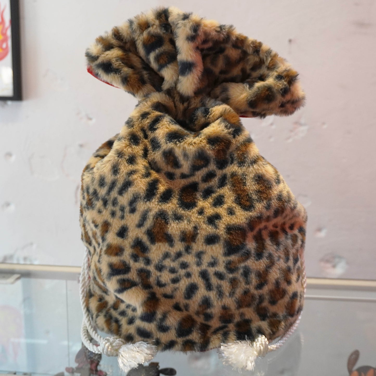 SKOLOCT MONEY BAG - RED (LEOPARD)