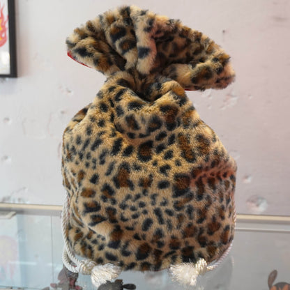 SKOLOCT MONEY BAG - RED (LEOPARD)