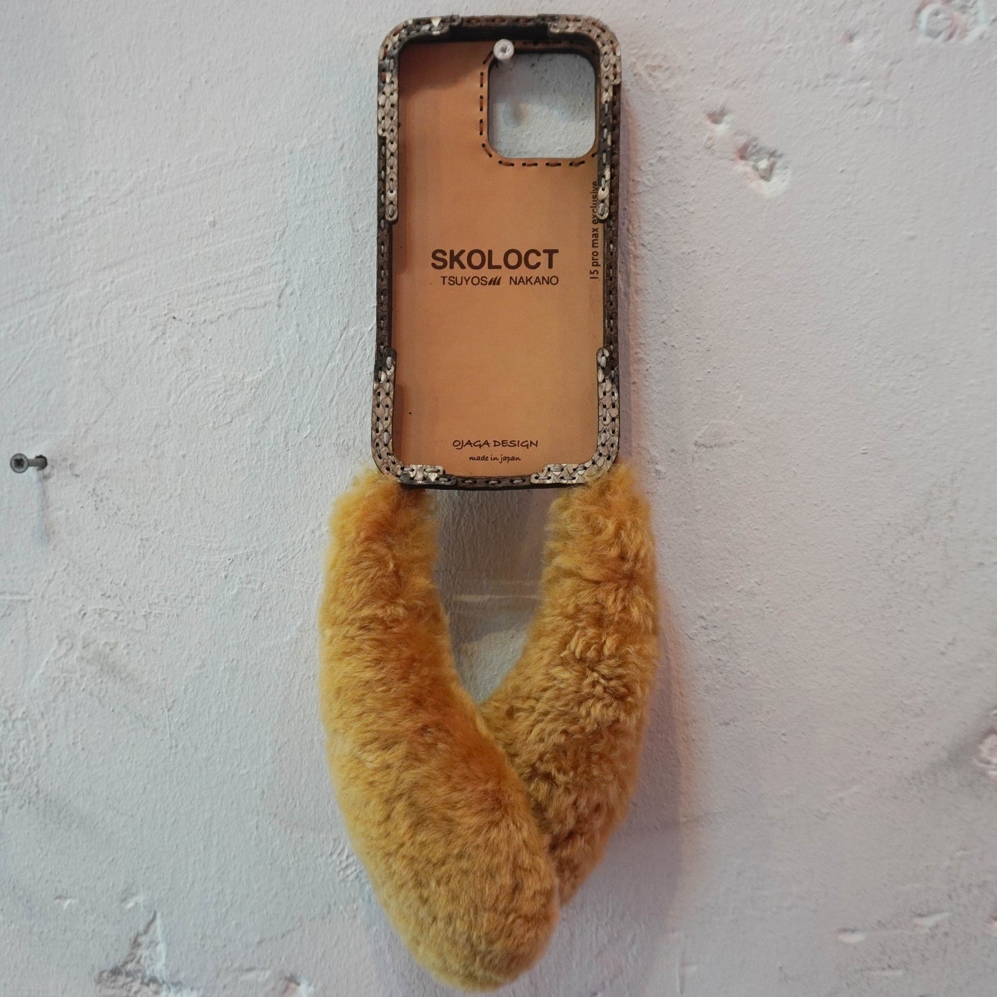 LEATHER PHONE CASE PYTHON - iPhone 15 PRO MAX