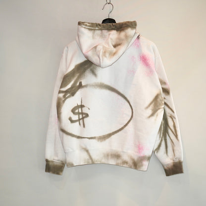 SKOLOCT SPRAY PAINTED ZIP HOODIE (M)