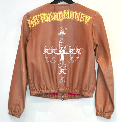 SKOLOCT LOVE SKO REMAKE LEATHER JACKET
