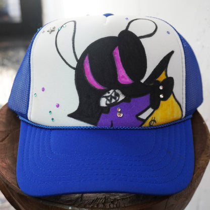 SKOLOCT PAINTED MESH CAP (RHINESTONE)