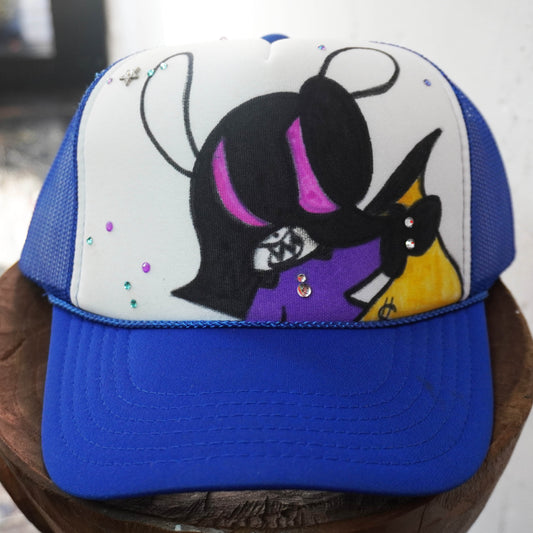 SKOLOCT PAINTED MESH CAP (RHINESTONE)