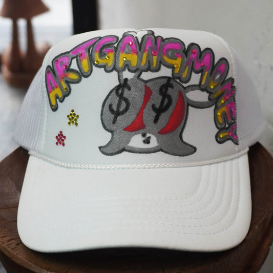 SKOLOCT PAINTED MESH CAP (RHINESTONE)