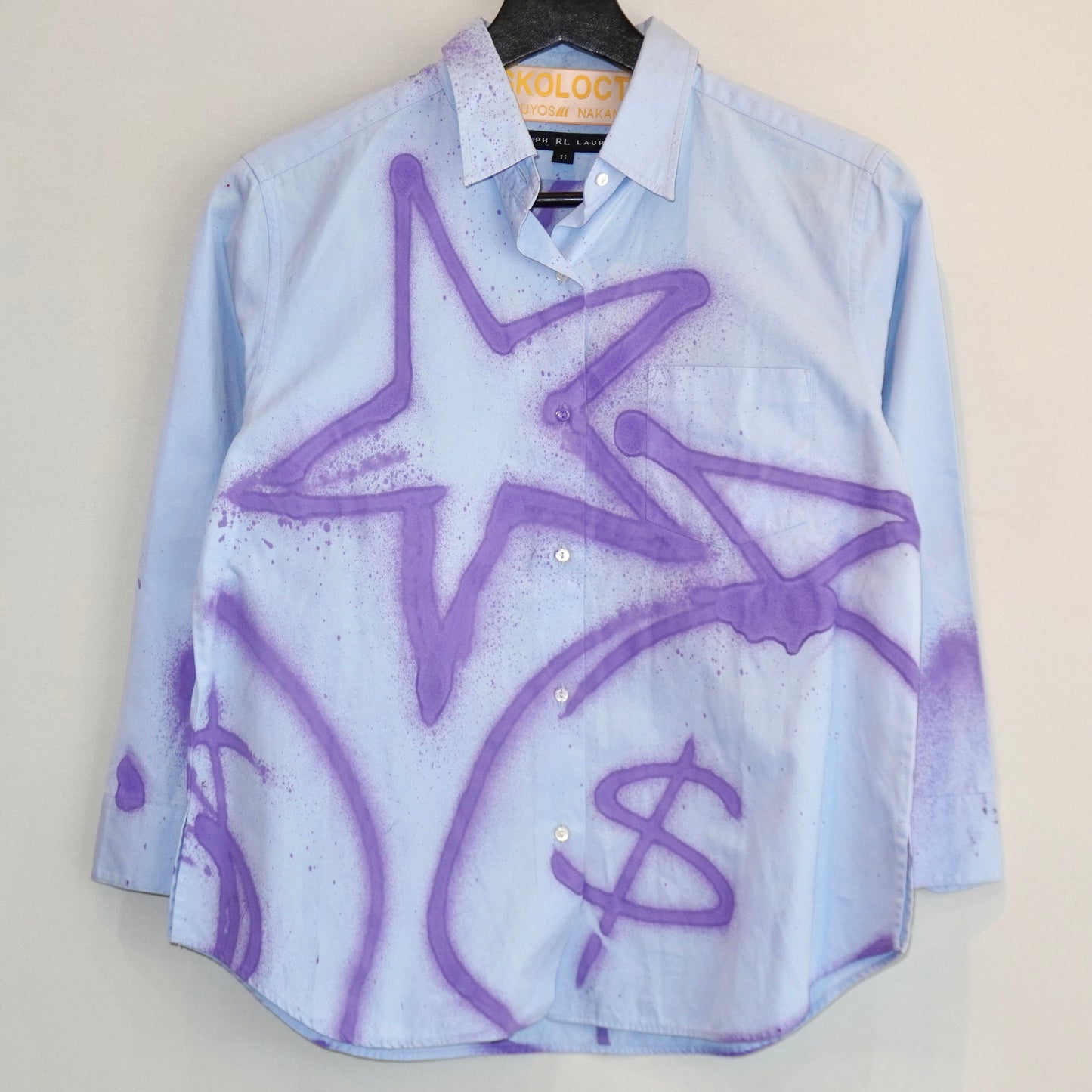SKOLOCT SPRAY PAINTED REMAKE SHIRT