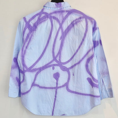 SKOLOCT SPRAY PAINTED REMAKE SHIRT