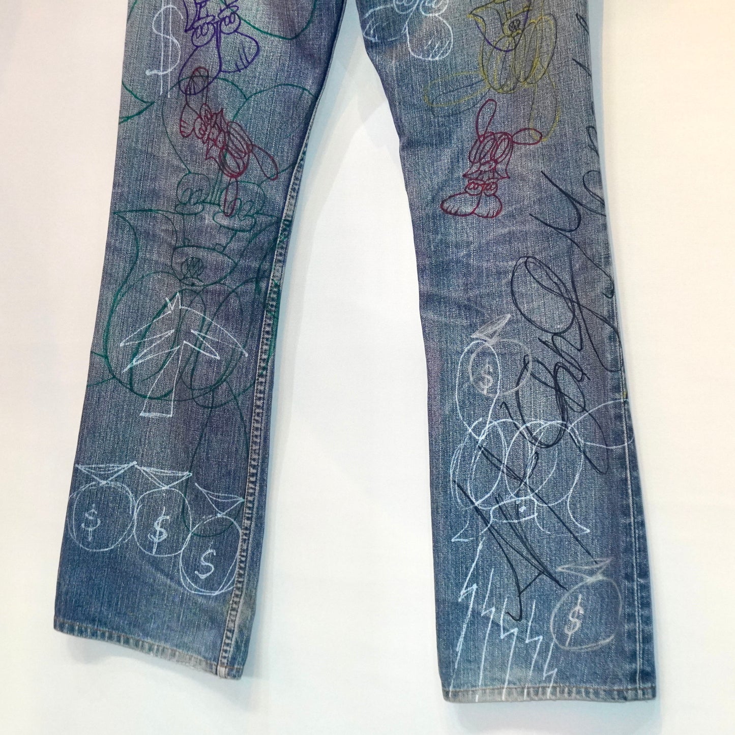 SKOLOCT HAND-DRAWN DENIM - (28)
