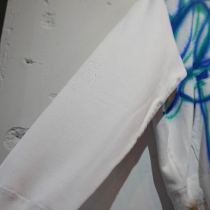 SKOLOCT SPRAY PAINTED ZIP HOODIE (M)