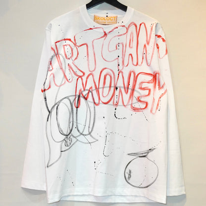 SKOLOCT RED SLOGAN L/S T-SHIRT (L)