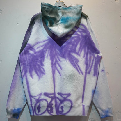 SKOLOCT SPRAY PAINTED ZIP HOODIE (XXL)