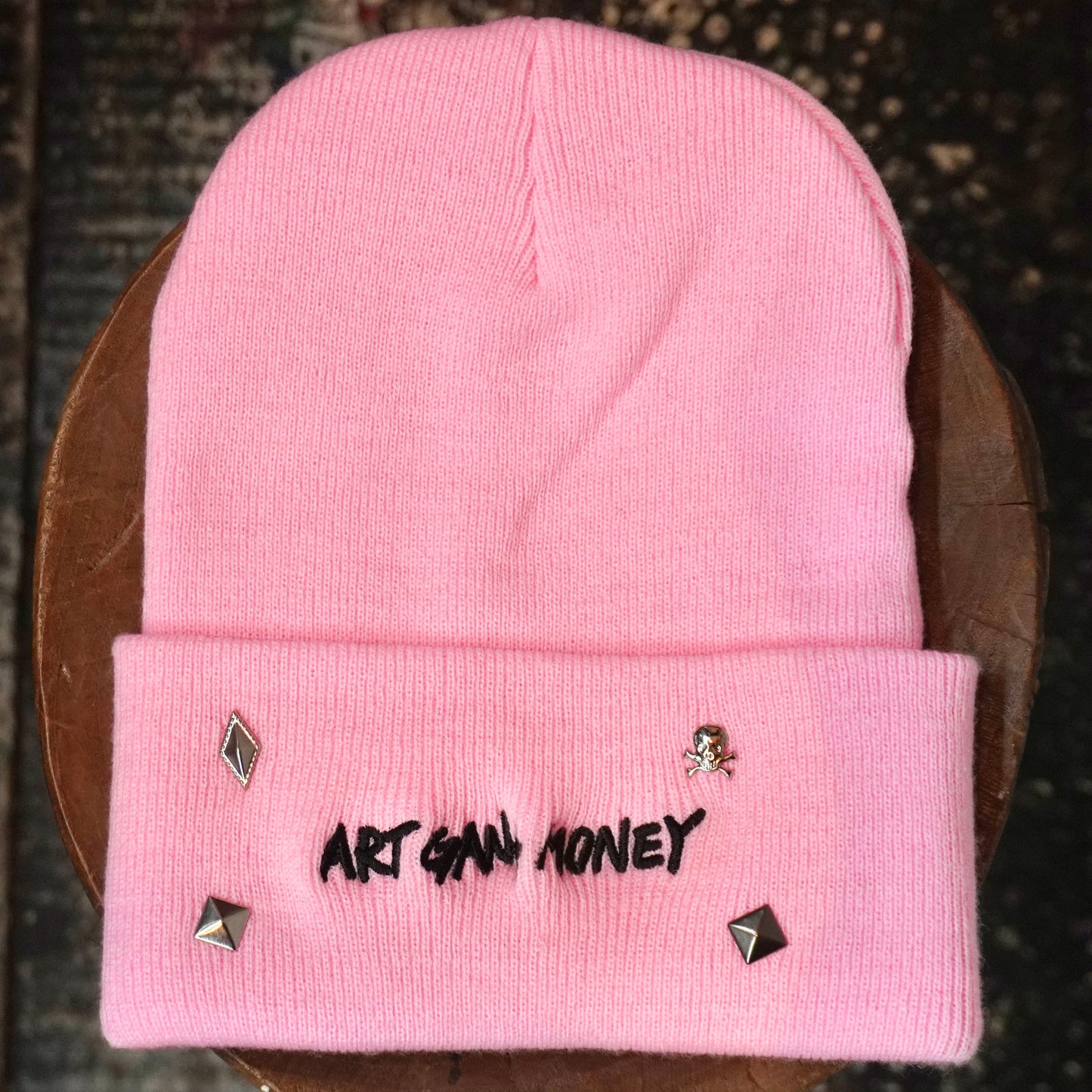 SKOLOCT ANGEL EMBROIDERED BEANIE (STUDDED)