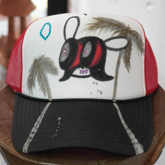 SKOLOCT PAINTED MESH CAP (RHINESTONE)