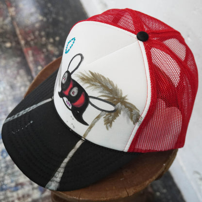 SKOLOCT PAINTED MESH CAP (RHINESTONE)