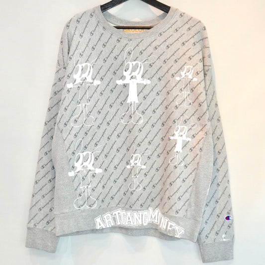 SKOLOCT SKO FRENZY REMAKE SWEATSHIRT (GRAY)