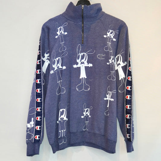 SKOLOCT SKO FRENZY REMAKE SWEATSHIRT (NAVY)