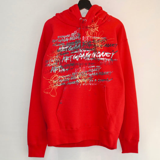 $KOLOCT PAID IN PAINT HOODIE (RED)