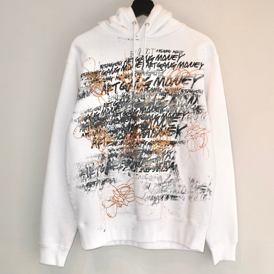 $KOLOCT PAID IN PAINT HOODIE (WHITE)