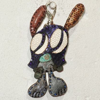 LEATHER KEYCHAIN "SMALL" - PYTHON