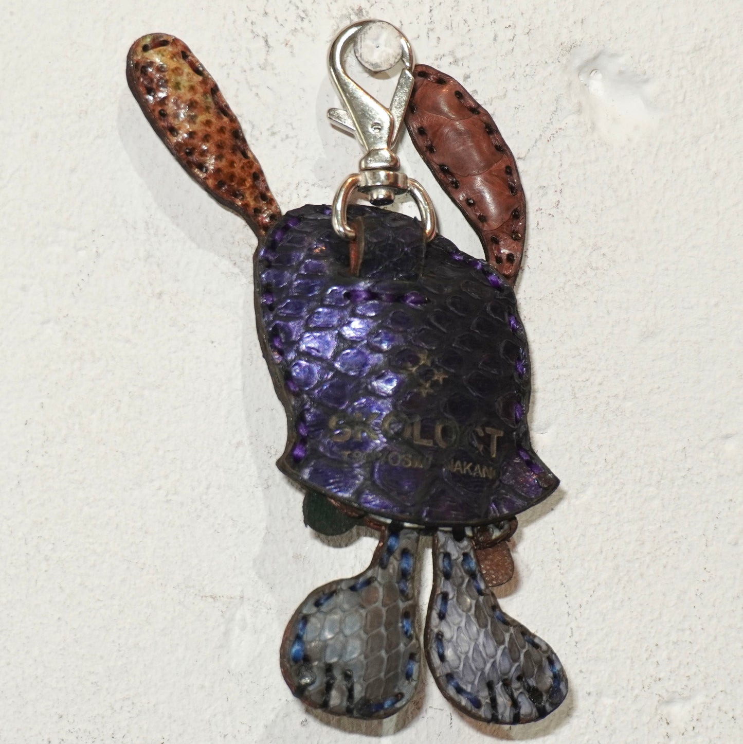 LEATHER KEYCHAIN "SMALL" - PYTHON