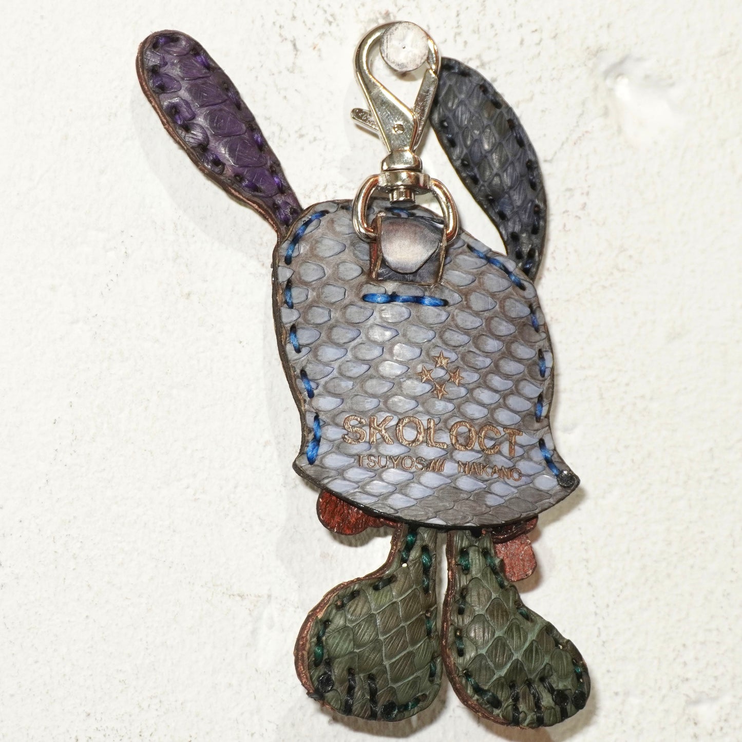 LEATHER KEYCHAIN "SMALL" - PYTHON
