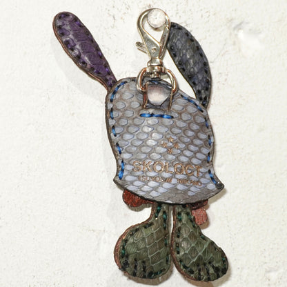 LEATHER KEYCHAIN "SMALL" - PYTHON