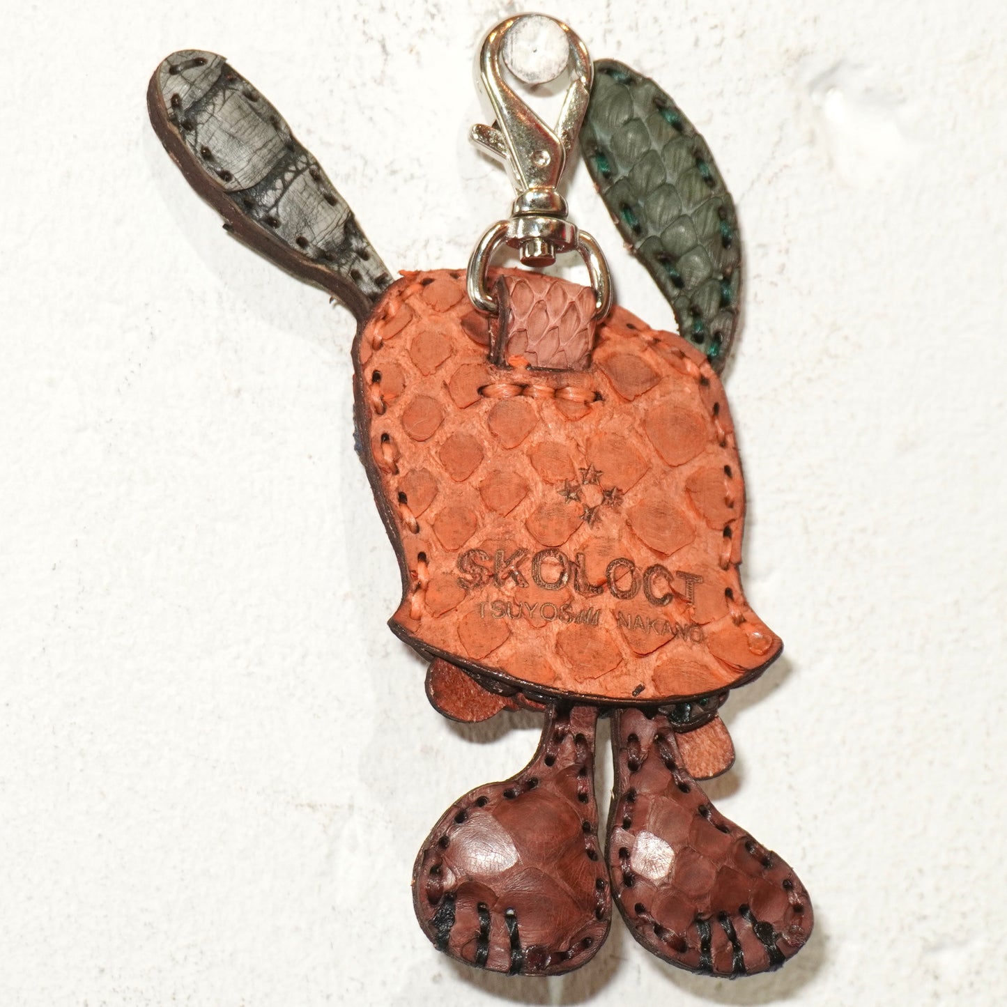 LEATHER KEYCHAIN "SMALL" - PYTHON
