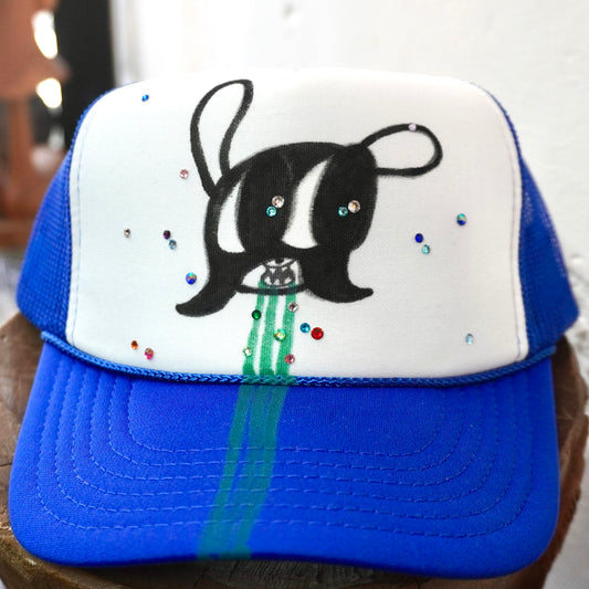 SKOLOCT PAINTED MESH CAP (RHINESTONE)
