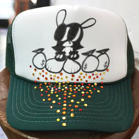 SKOLOCT PAINTED MESH CAP (RHINESTONE)