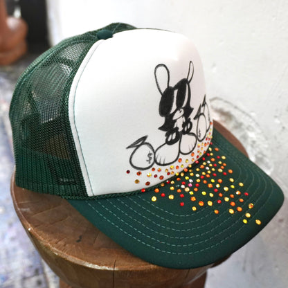 SKOLOCT PAINTED MESH CAP (RHINESTONE)