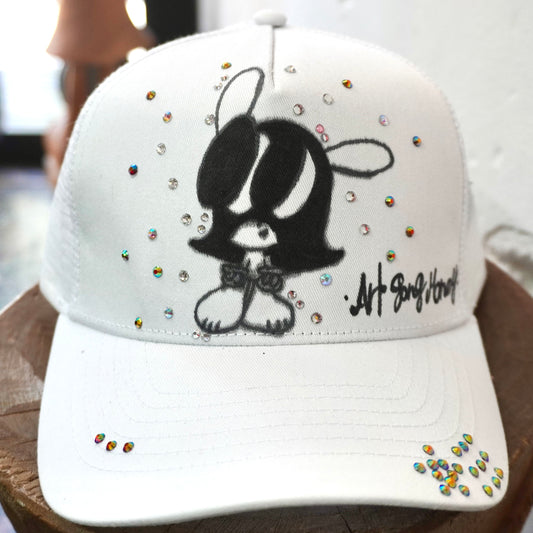 SKOLOCT PAINTED MESH CAP (RHINESTONE)
