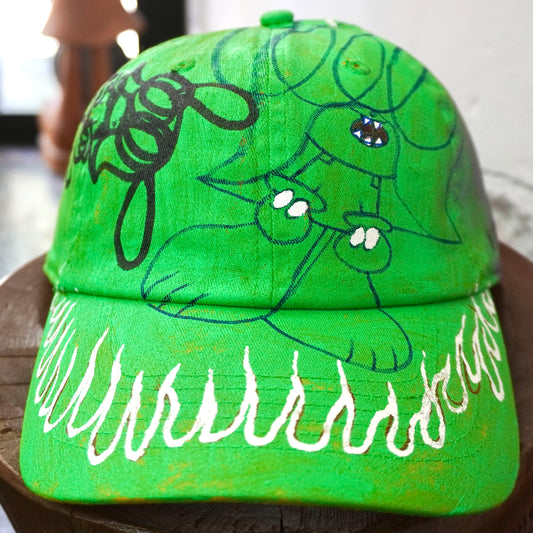 SKOLOCT PAINTED GREEN CAP