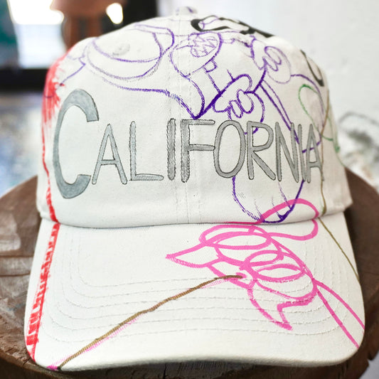 SKOLOCT SKOFORNIA PALM TREE PAINTED CAP