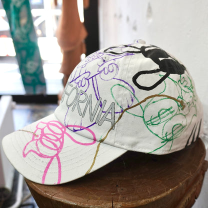 SKOLOCT SKOFORNIA PALM TREE PAINTED CAP