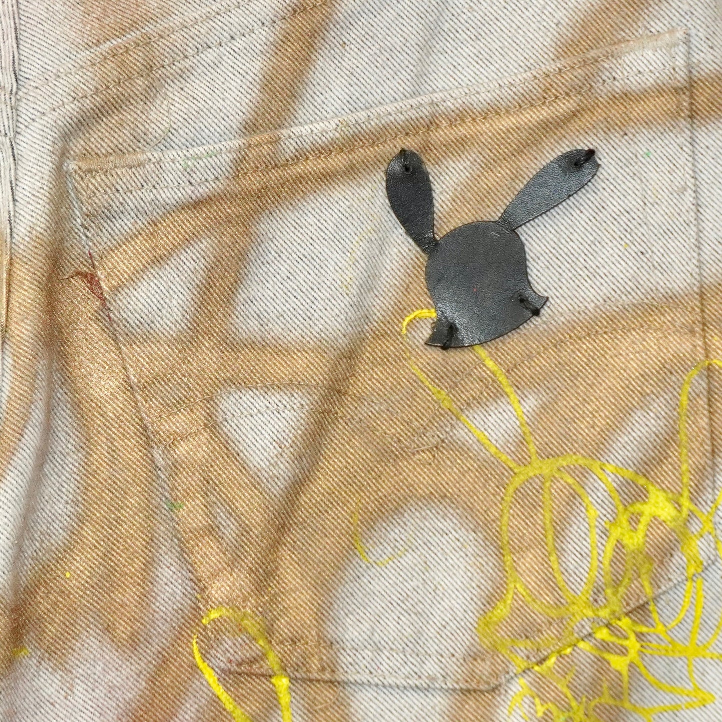 SKOLOCT SPRAY PAINTED JEANS - 28