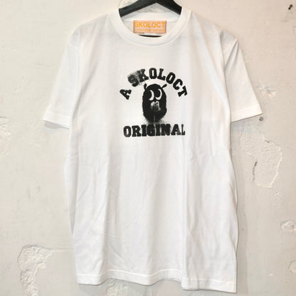 A SKOLOCT ORIGINAL STENCIL T-SHIRT (WHITE)