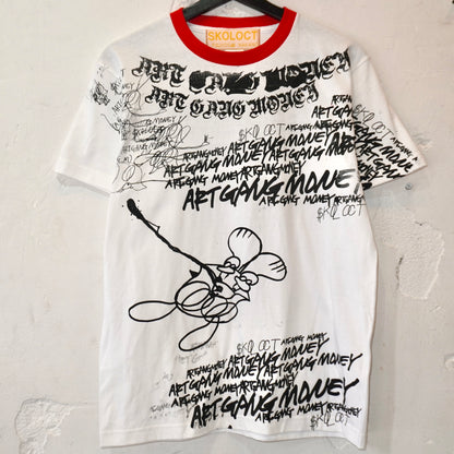 SKOLOCT SLOGAN PRINT T-SHIRT (BLACK)