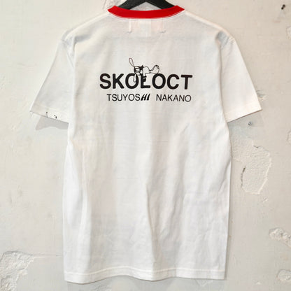 SKOLOCT SLOGAN PRINT T-SHIRT (BLACK)