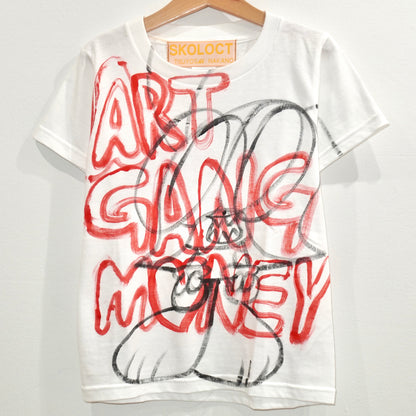 SKOLOCT RED SLOGAN MINI T-SHIRT