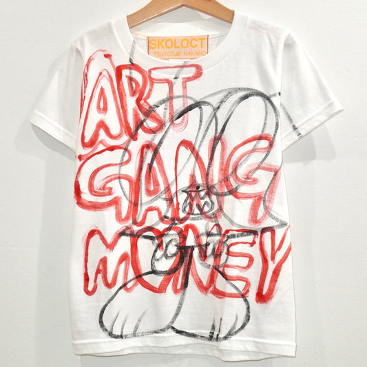SKOLOCT RED SLOGAN MINI T-SHIRT