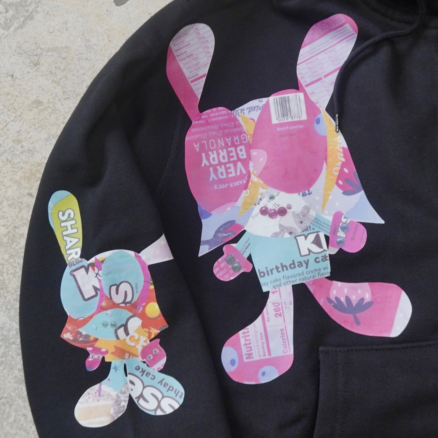 SKOLOCT MUNCHIE WORK ZIP HOODIE (BLACK)