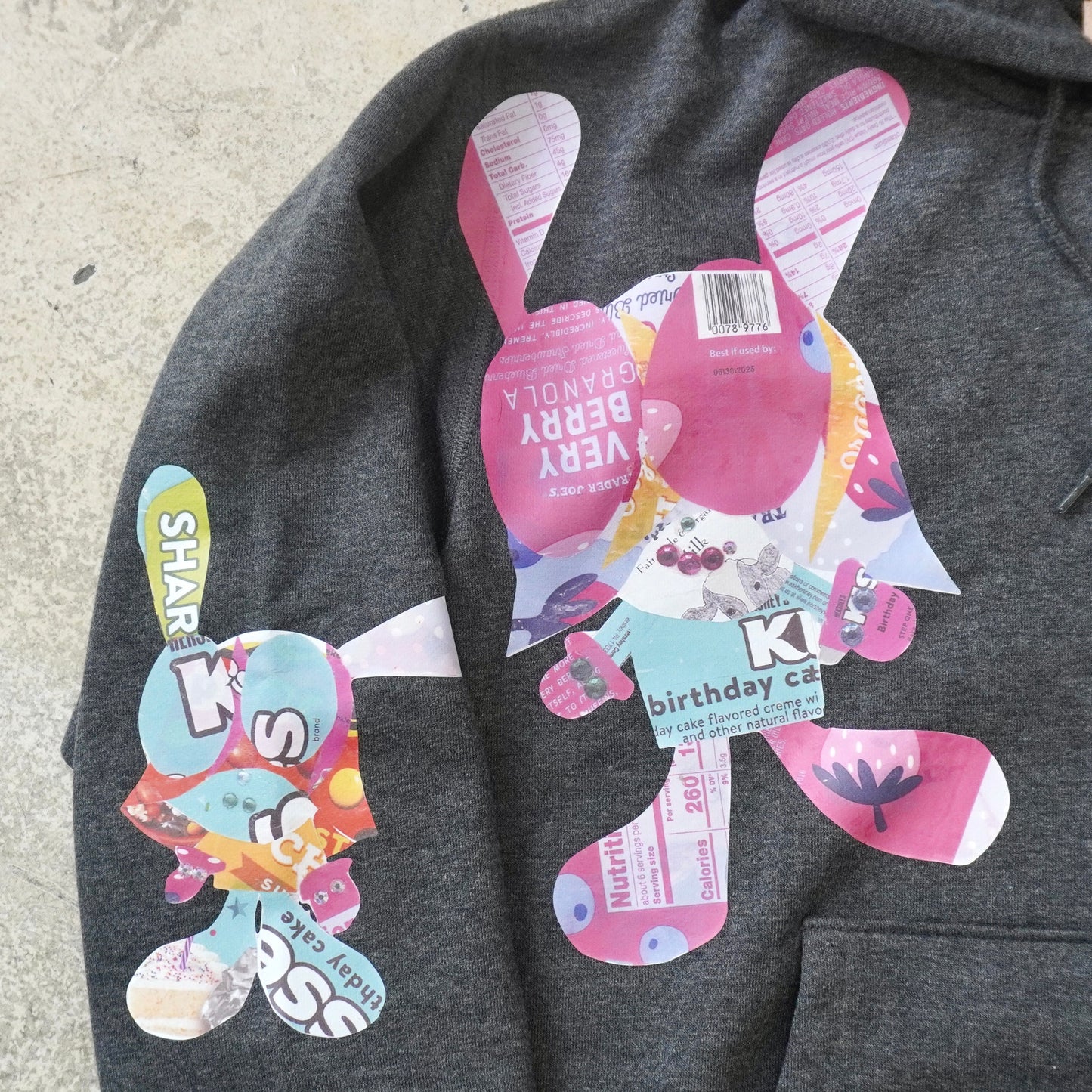SKOLOCT MUNCHIE WORK ZIP HOODIE (GRAY)