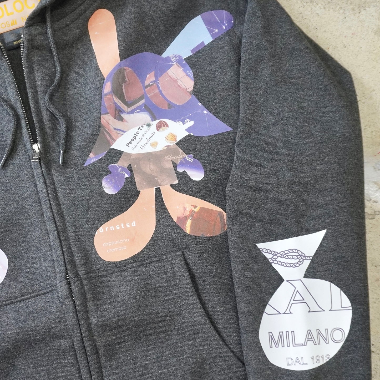 SKOLOCT MUNCHIE WORK ZIP HOODIE (GRAY)
