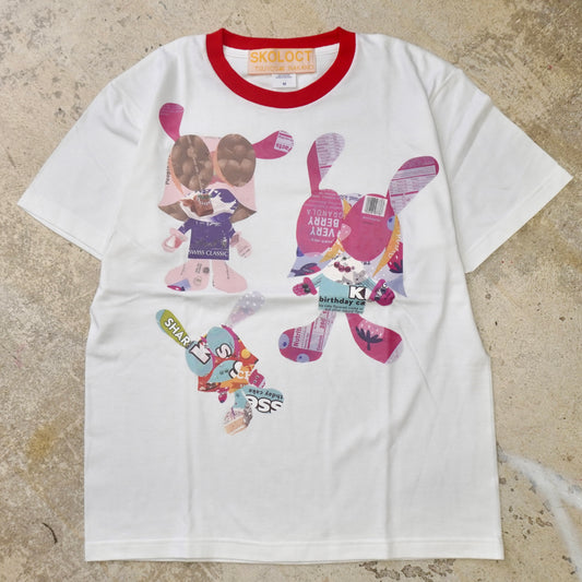 SKOLOCT MUNCHIE WORK T-SHIRT (WHITE)