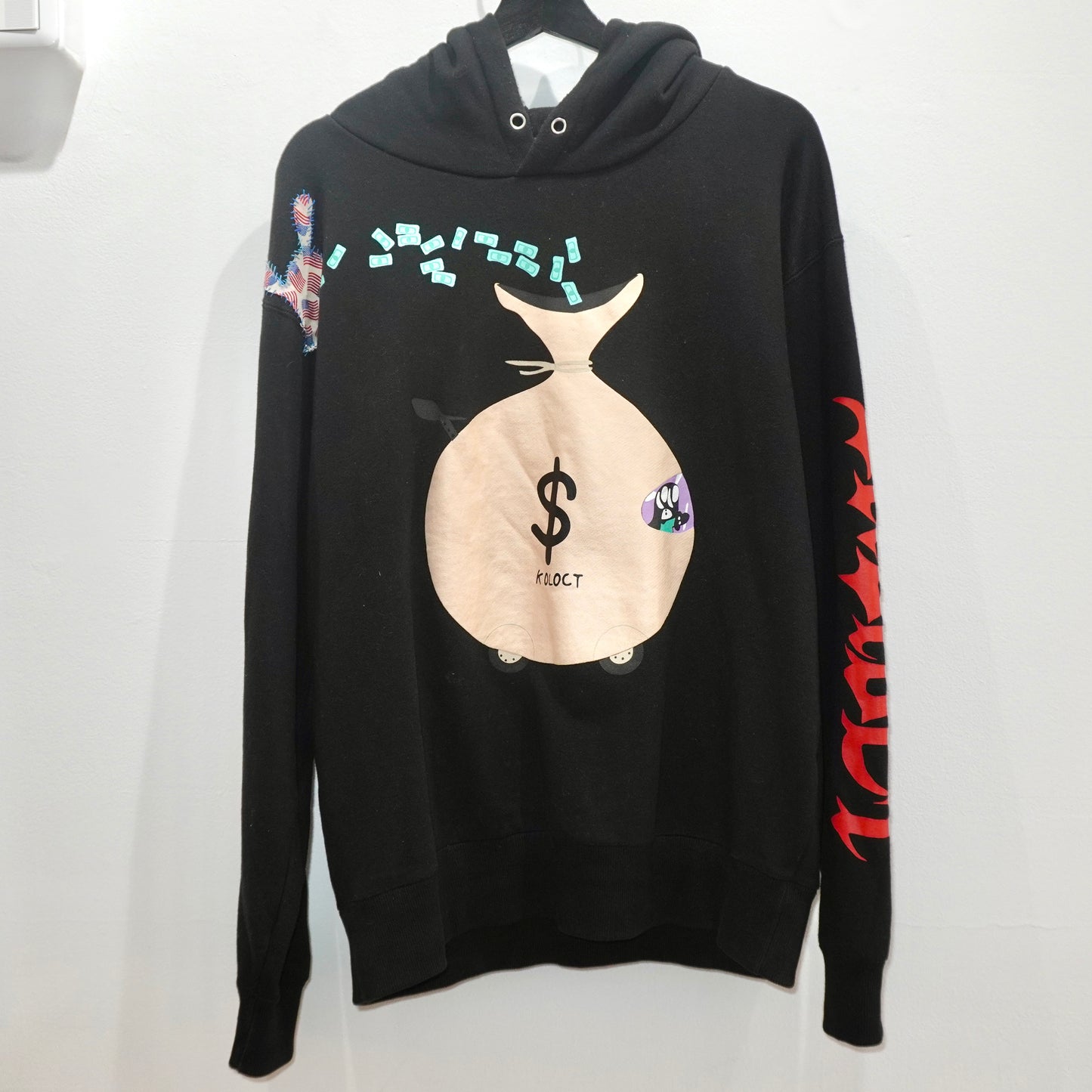 SKOLOCT $BAG PATCH WORK HOODIE